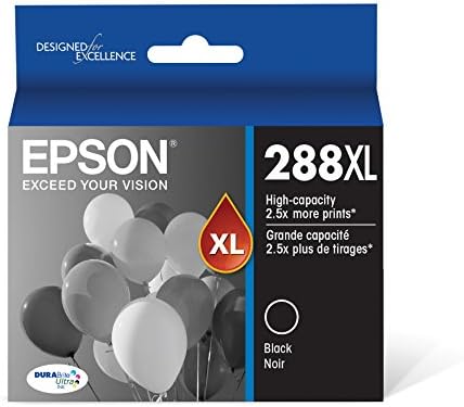EPSON T288 DURABrite Ultra Tinta Nagy Kapacitású Fekete Patron (T288XL120-S), válasszuk a lehetőséget, Epson Expression Nyomtatók