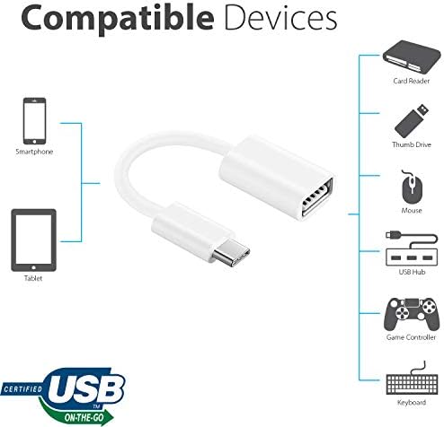 OTG USB-C 3.0 Adapter Kompatibilis A Realme Q5 Pro Gyors, Ellenőrzött, Több használható Funkciók, mint Például a Billentyűzet,