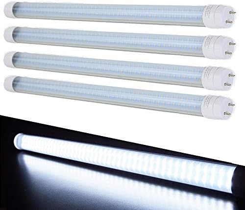 RV LED Izzó LED T8, 18 Foszforeszkálós Cső Csere, 600 Lumen (hideg Fehér) (10)