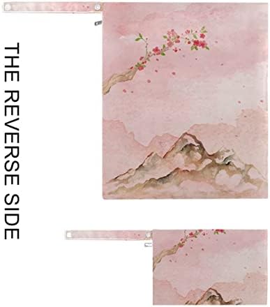 Kigai Rózsaszín cseresznyevirág Nedves, Száraz Zsákok Szett Vízálló Újrafelhasználható Utazási Strand ruha Pelenka Nedves,