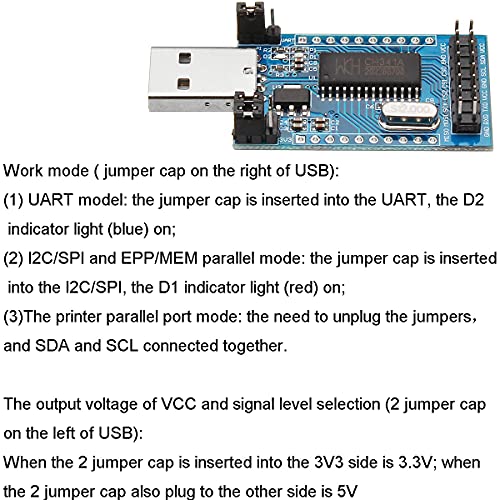 DKARDU CH341A USB-UART/IIC/SPI/TTL/ISP-USB-Soros Port Párhuzamos Port Átalakító Adapter Modul EPP/MEM Párhuzamos Átalakító