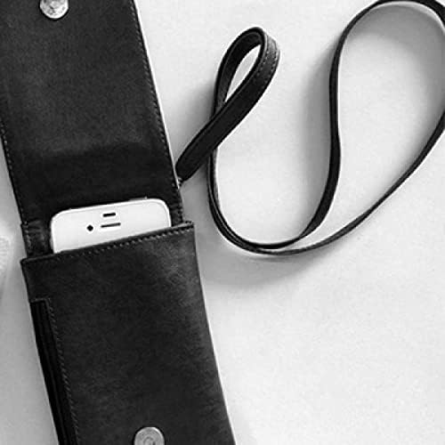 Origa Kutya Geometriai Alakzat Phone Wallet Pénztárca Lóg Mobil Tok Fekete Zseb