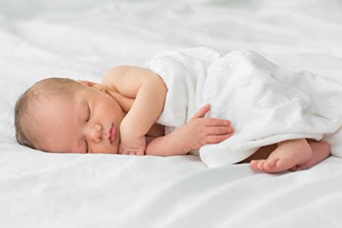 Jonley Polár babatakaró Fehér | Mocskos Csecsemő Pólya | Uniszex az Újszülött, Csecsemő/Kisgyermek, 30x40inch