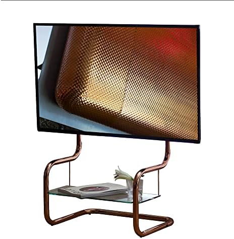 zeitgeist MSZÁ (Padló Állvány Fém) Cantilevered Design, Minimális TV-Állvány 43 65 inch LED LCD OLED Képernyők, Állítható