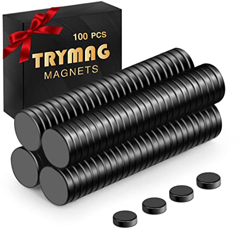 TRYMAG 80Pcs 12 x 2 mm Neodímium Mágnesek Csomag 100-as 4x1mm Hűtőmágnesek