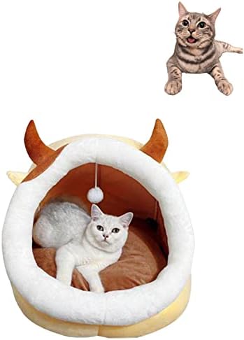 Egyéni Felmelegedés Macska Ágy - Állat Fejét Gyümölcs Alakú Aranyos Macska Ágy - Matrac Párna Ház 10 Kutya Macska Kisállat