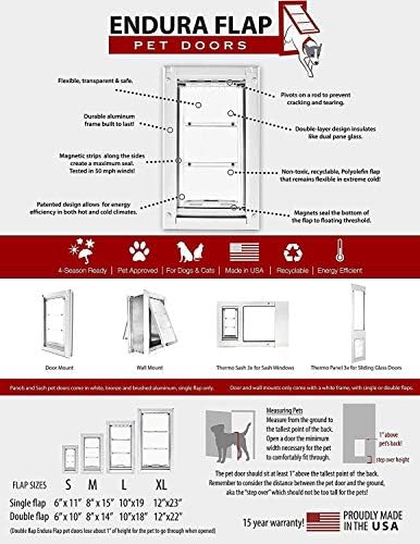 Endura Fedél Pet Ajtó Szárny Windows | Energia-Hatékony Ablak Beszúrás a kétrétegű Hőszigetelő Fedél | Egyszerű Telepítés