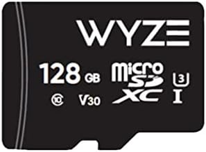 WYZE Cam v3 Színes éjjellátó, 2-Pack & Bővíthető Tárhely 128GB MicroSDXC Kártya, Class 10-es, Fekete-Cam v3 Színes éjjellátó,