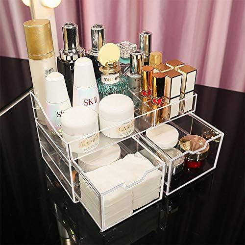 Asztal Kozmetikai Fiók, Állítható Ékszerek Fiókok Kozmetikai Parfümök Box Megjelenítés Doboz Rétegek a Doboz Nagy Kapacitású