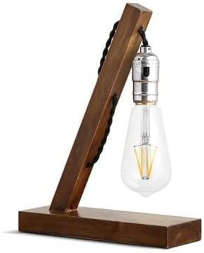 LED-es Éjjeli Lámpa E27 Retro Tömör Fa Éjjeli Lámpa Észak-Európa Fa Színű Led-es asztali Lámpa Kreatív kávézó Tanulni, Hálószoba