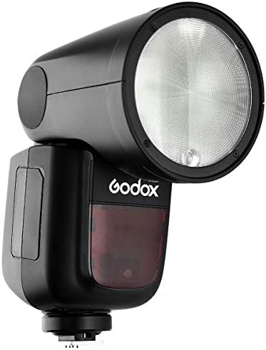 Godox V1-N, Kerek Feje Speedlite AK-R1 Tartozékok Készlet, TTL Speedlight 2.4 G Wireless Rendszer 1/8000s, Nagy Sebességű