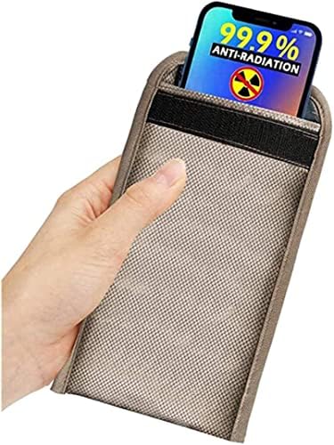 ADSWIN Anti-Sugárzás mobiltelefon Táska Ezüst Szál Faraday Tok RFID GPS 5G EMF Pajzs Jel Blokkoló Táskák Anti-Követés Anti-Kémkedés