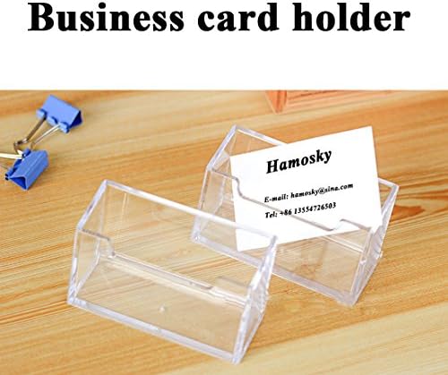 Hamosky Üzleti Kártya az Esetben Jogosult, 1 Tier Prémium Akril Tiszta névjegykártya tartó Kijelző, Műanyag névjegykártya