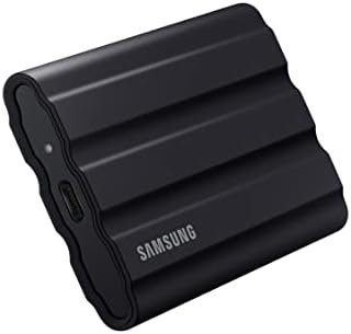 SAMSUNG Hordozható SSD T7 Pajzs (MU-PE1T0S/EU), 1 TB, USB 3.2 Gen 2, 1050 MB/s olvasási, 1000 MB/s Írási, Robusztus Külső
