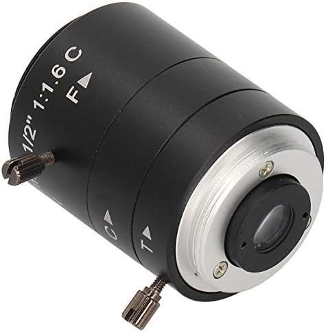 3MP 6‑12mm Kézi Kamera Lencse, Nagy Felbontású C‑Mount Objektív Fényképezőgép Objektív Zoom Ipari Lencse Mikroszkóp Kiegészítők