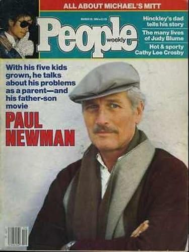Paul Newman Michael Jackson Judy Blume 1984-Ben A People Magazin