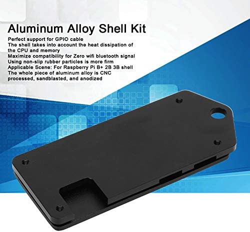 Szerszám Doboz Alumínium Ötvözet Shell Készlet, CNC Ultra vékony Alumínium Ötvözet Esetben Burkolat Ház Raspberry Pi B+ 2B