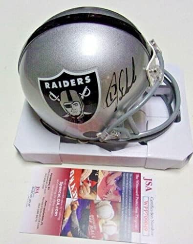Jay Schroeder Oakland Raiders Szövetség/coa Aláírt Mini Sisak - Dedikált NFL Mini Sisak