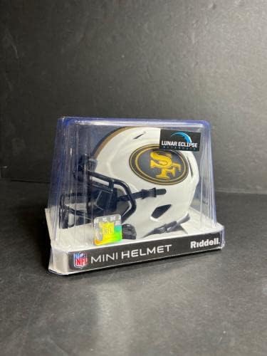 Raheem Mostert San Francisco 49ers Aláírt Mini Sisak Fanatikusok B424785 - Dedikált NFL Mini Sisak