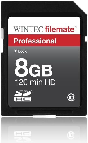 8GB Class 10 SDHC Csapat Nagy Sebességű Memóriakártya 20MB/Sec. Leggyorsabb Kártya a Piacon a SAMSUNG Videokamera HMX-H104