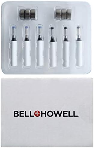 A Bell+ - Howell Csere Készlet Taktikai Toll Eredeti, Deluxe – magában Foglalja a 6 LR44 Elem, 3 Fekete Tintapatron, 3 Kék