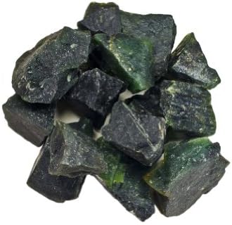 Hipnotikus Drágaköveket Anyagok: 3 lbs Mély Zöld Szerpentin Kövek Ázsia - Durva Ömlesztett Nyers Természetes Kristályok többszörös