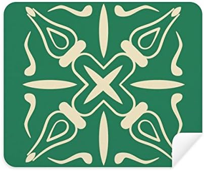 Talavera Stílus Zöld Dekoratív Minta tisztítókendővel Képernyő Tisztító 2db Velúr Szövet