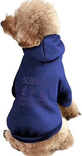A tudomány Hiszem, Kutya Ruhák Téli Pet kapucnis felső Puha, Meleg Kutya Melegítőfelső Kis -, Közepes testű Kutyáknak