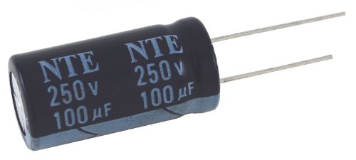 NTE Elektronika VHT2.2M63 Sorozat VHT Alumínium Elektrolit Kondenzátor, Radiális Vezet, 105 Fok Max Temp, a 2,2 µF Kapacitás,